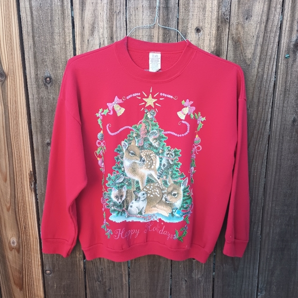 Vintage Christmas sweatshirt - Picture 1 of 3